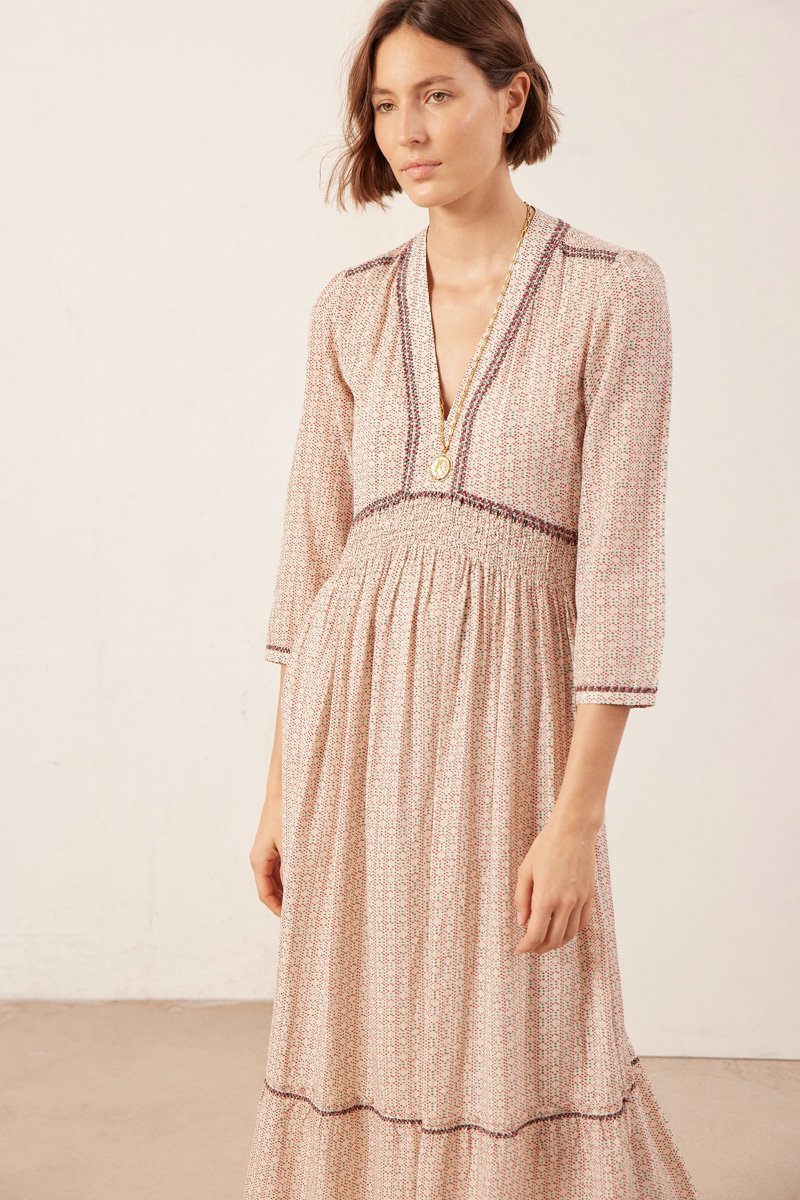 Vanessa Bruno Magnolia Dress Seersucker Garmentory