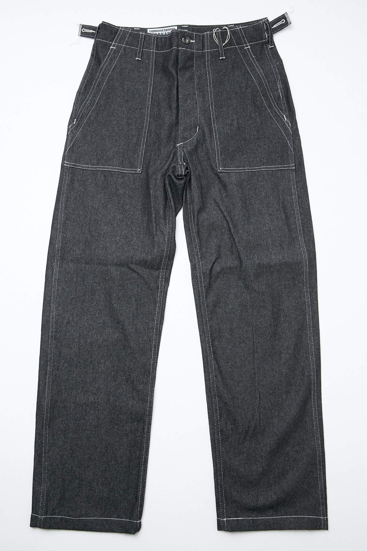 ⭕️Engineered Garments WORKADAY Engineered Garments Workaday 8oz Washed Denim Fatigue Pant - Black