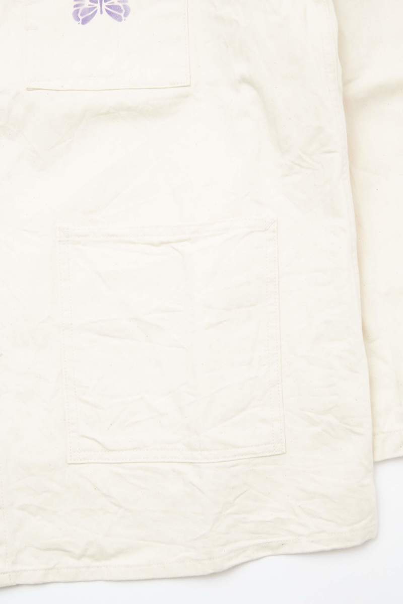 Needles Cotton Herringbone D.N. Coverall - Off White | Garmentory