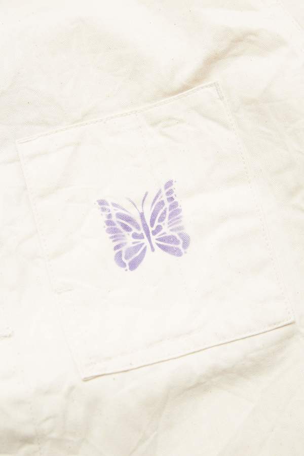Needles Cotton Herringbone D.N. Coverall - Off White | Garmentory