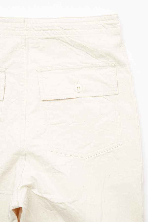 Needles Cotton Herringbone String Fatigue Pant - Off White