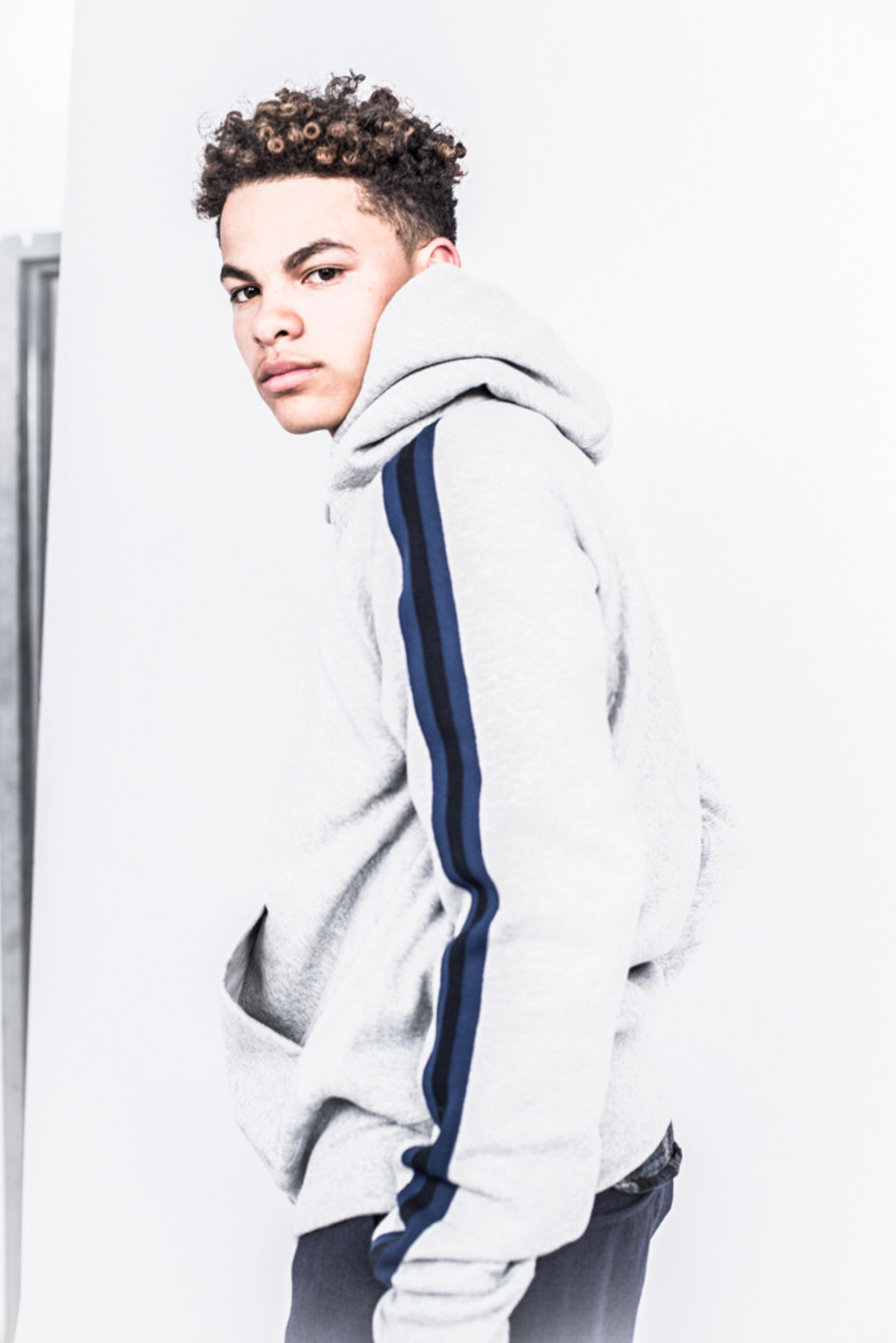 Engineered Garments Raglan Zip Hoody Grey CP Fleece | Garmentory