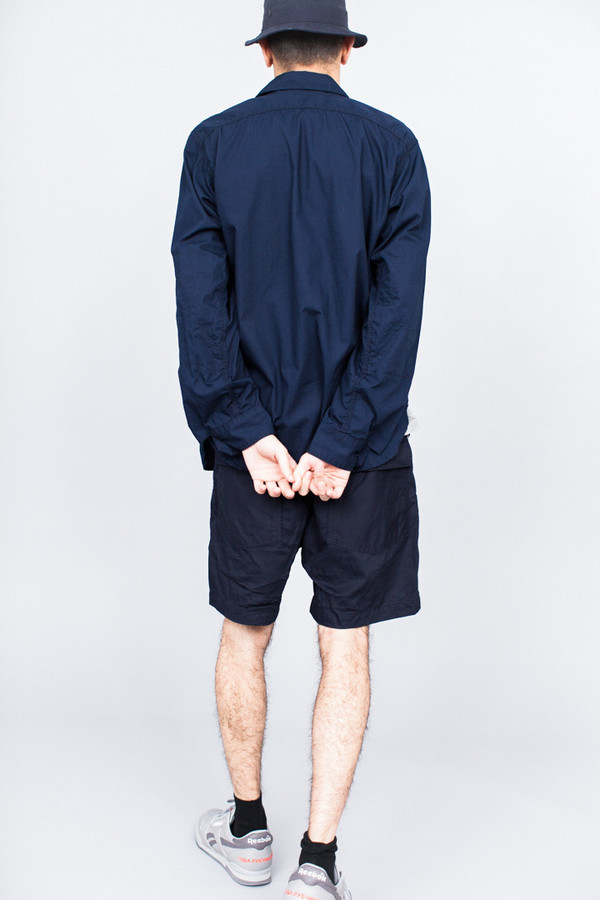 Engineered Garments Work Shirt Dark Navy Pima Poplin | Garmentory