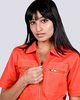 L.F.Markey Danny Boilersuit - Tomato - Thumbnail 6