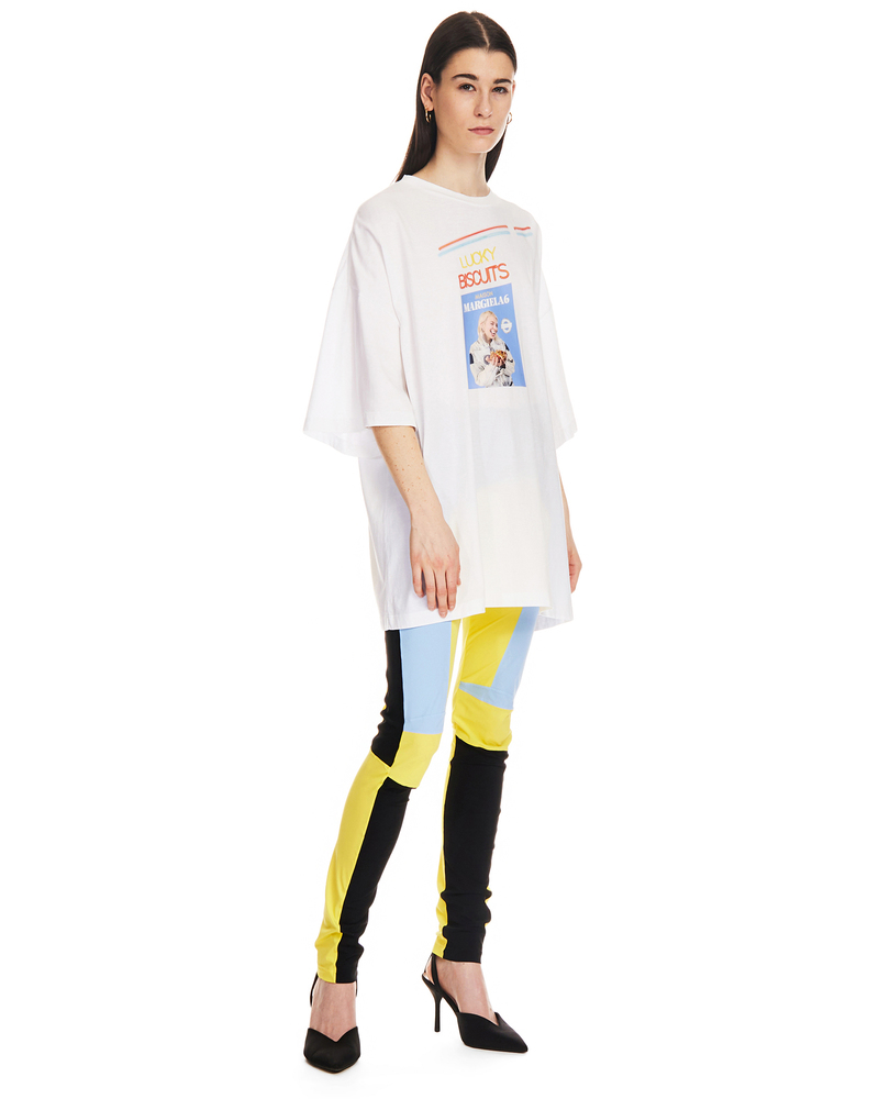 MM6 Maison Margiela Lucky Biscuits T-Shirt - white | Garmentory