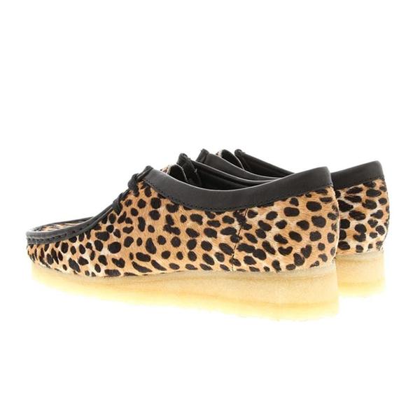 leopard print clarks