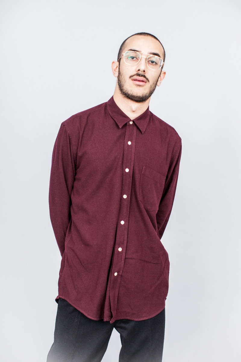 Our Legacy Classic Shirt Burgundy Silk | Garmentory