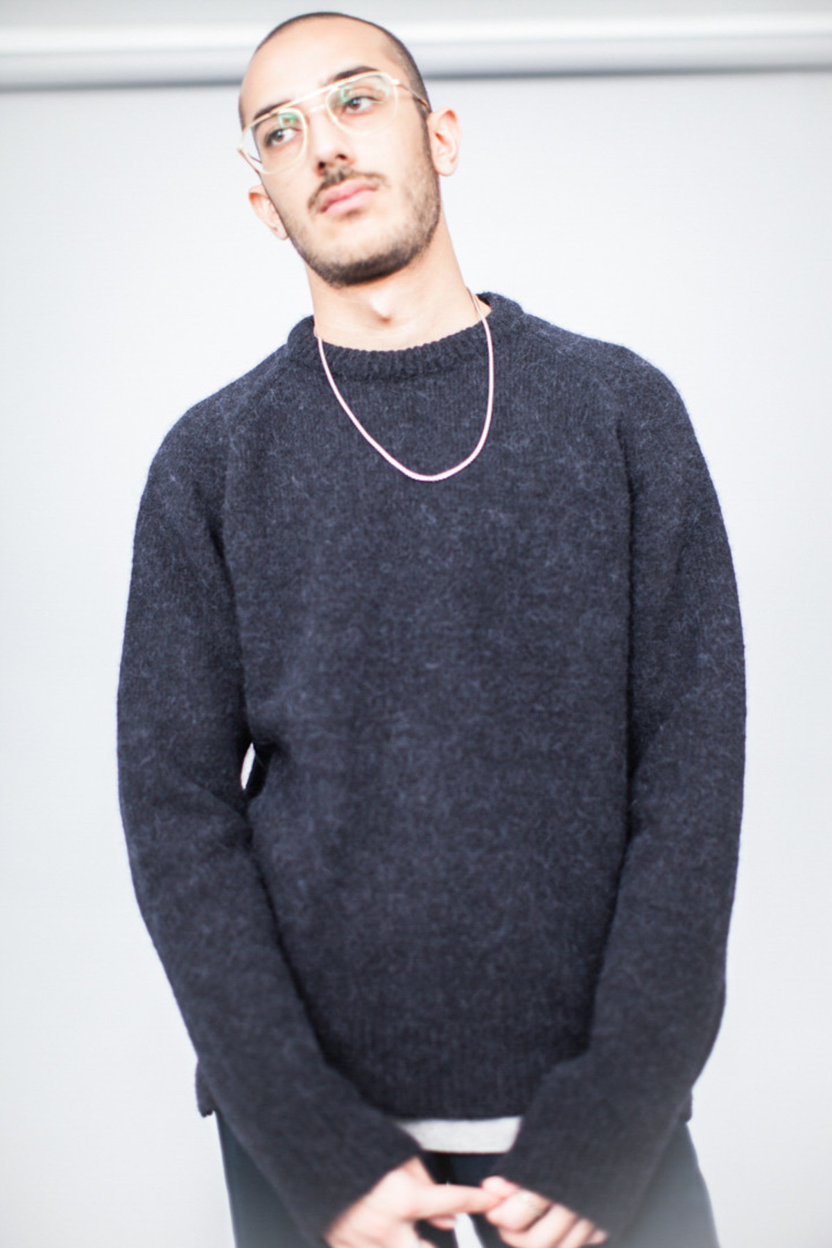 Our Legacy Roundneck Raglan Black Needled | Garmentory