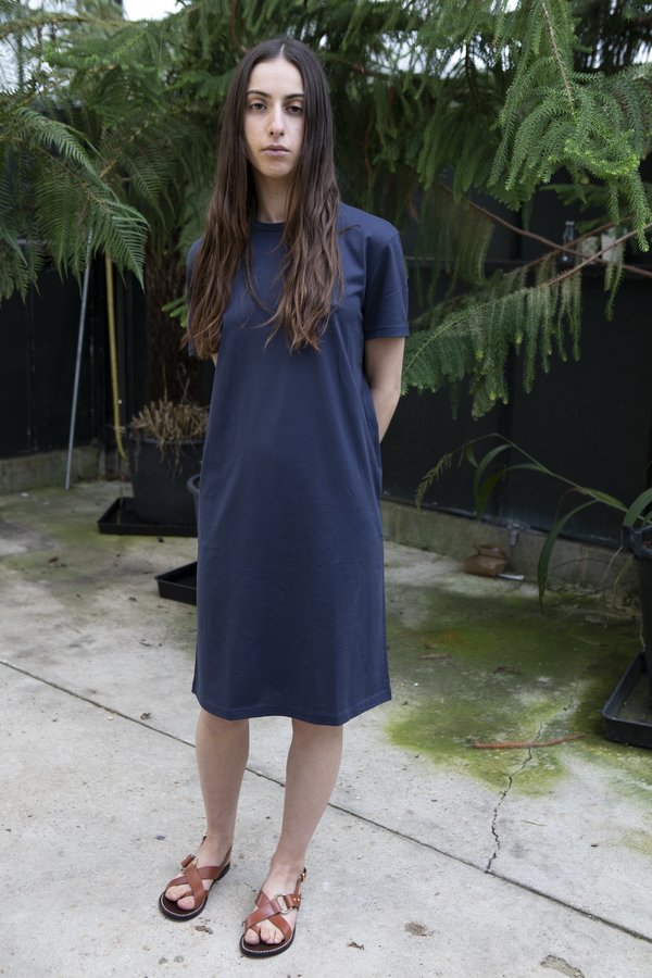 Sunspel T-Shirt Dress - Navy Sunspel T-Shirt Dress - Navy