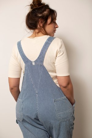 Vintage Key Hickory Stripe Overalls | Garmentory