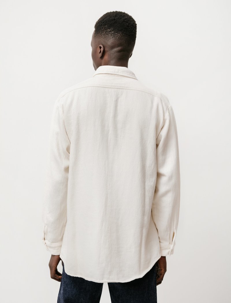 Orslow Vintage Fit Flannel Shirt - Ecru | Garmentory