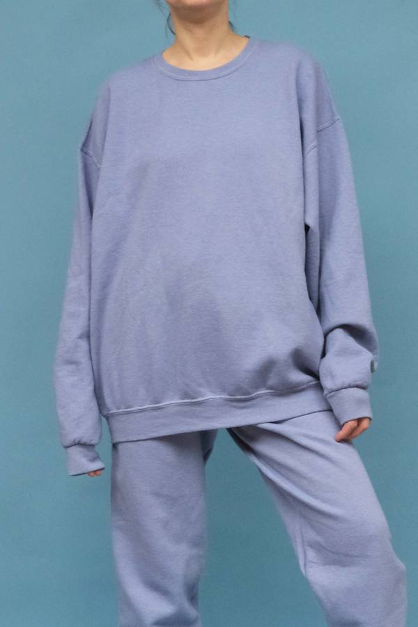 WOLF & GYPSY VINTAGE Hand Dyed Relaxed Fit Sweatshirt - Powder Blue WOLF & GYPSY VINTAGE Hand Dyed Relaxed Fit Sweatshirt - Powder Blue