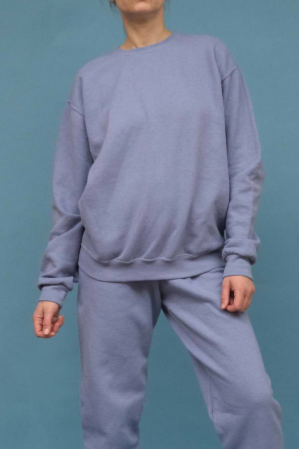 WOLF & GYPSY VINTAGE Hand Dyed Sweatshirt - Powder Blue WOLF & GYPSY VINTAGE Hand Dyed Sweatshirt - Powder Blue