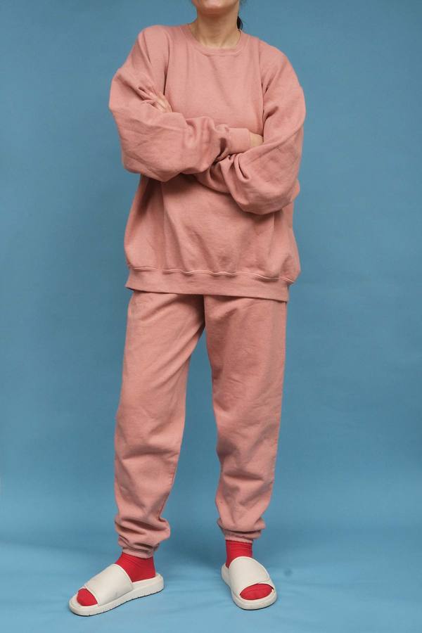 WOLF & GYPSY VINTAGE Hand Dyed Relaxed Fit Sweatshirt - Salmon WOLF & GYPSY VINTAGE Hand Dyed Relaxed Fit Sweatshirt - Salmon