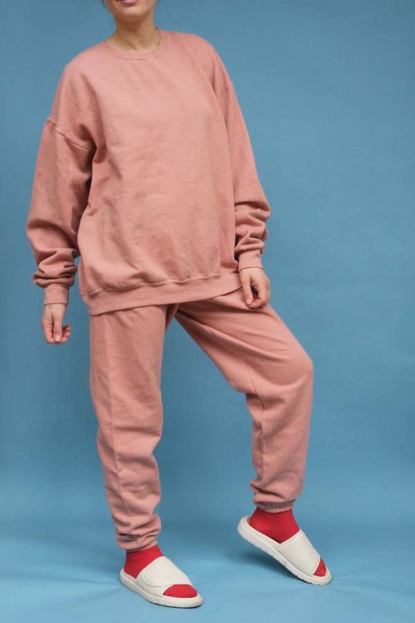 WOLF & GYPSY VINTAGE Hand Dyed Relaxed Fit Sweatshirt - Salmon WOLF & GYPSY VINTAGE Hand Dyed Relaxed Fit Sweatshirt - Salmon
