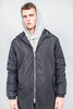 Très Bien Padded Zip Coat Black Shine - Thumbnail 3