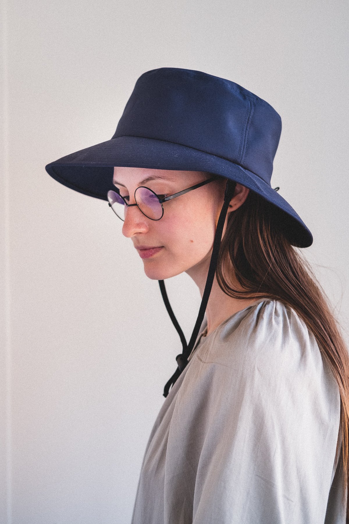 Studio Nicholson RISSO BUCKET HAT - DARK NAVY | Garmentory