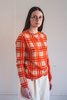 Antipast ITA-ZOME KNIT CARDIGAN - Orange Plaid - Thumbnail 5
