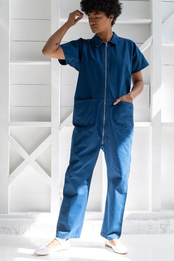 Rachel Comey Barrie Jumpsuit - Blue | Garmentory