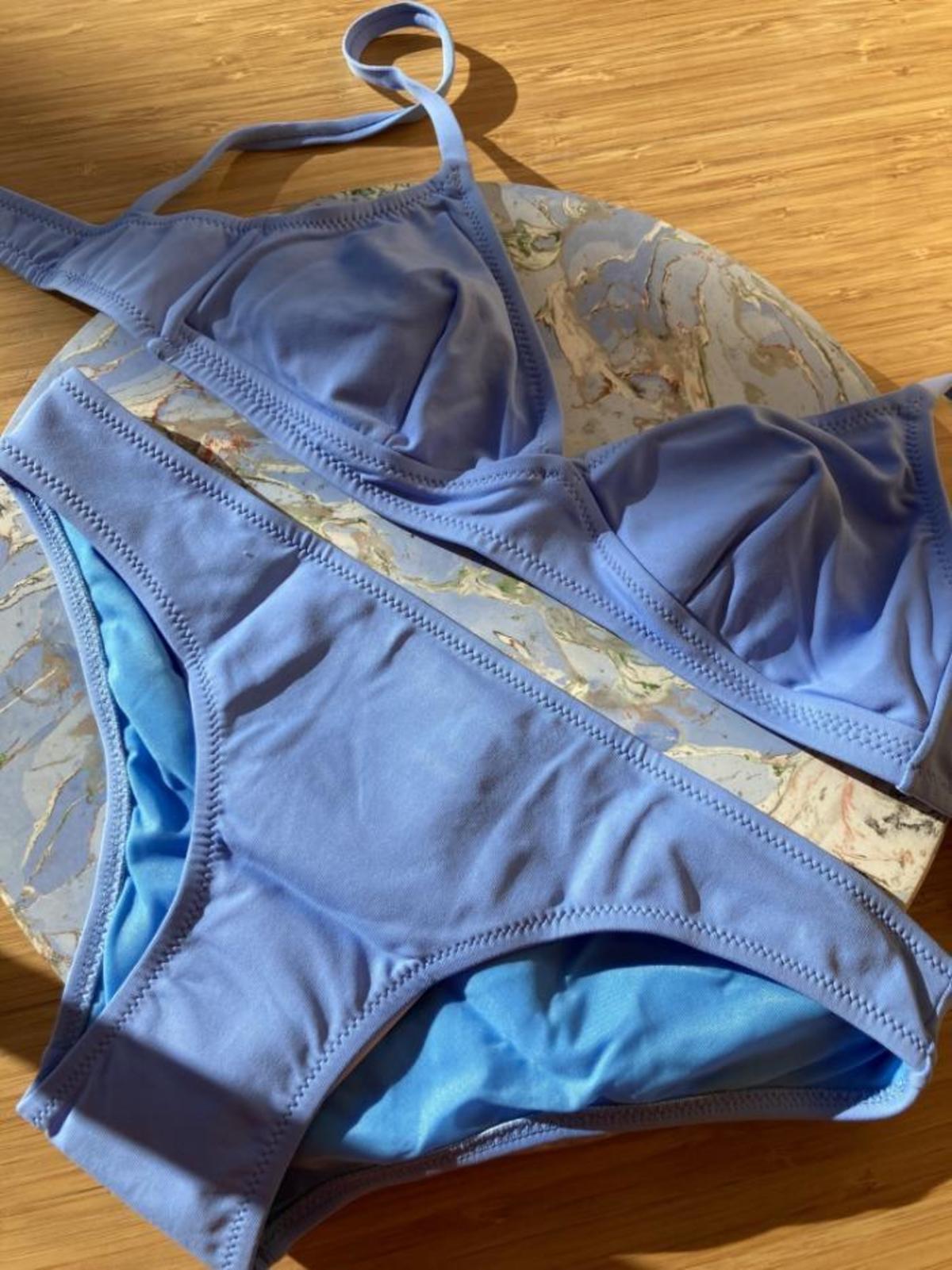 Laura Urbinati: Amalfi Bikini Bottom - Blue - Image 4 of 4