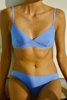 Laura Urbinati: Amalfi Bikini Bottom - Blue - Thumbnail 1