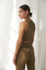 SELVA / NEGRA Ezra Crop Top Tank - Tortilla Rayon Rib  - Thumbnail 3