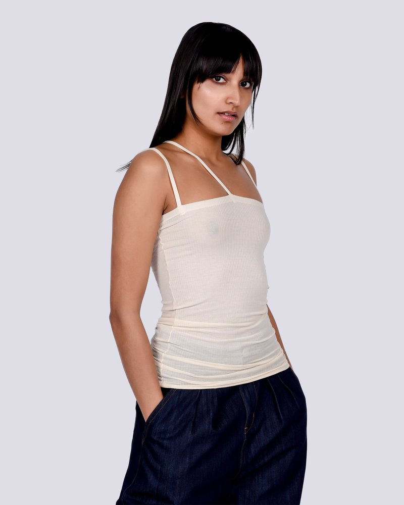 Baserange Nida Tank - Off White | Garmentory