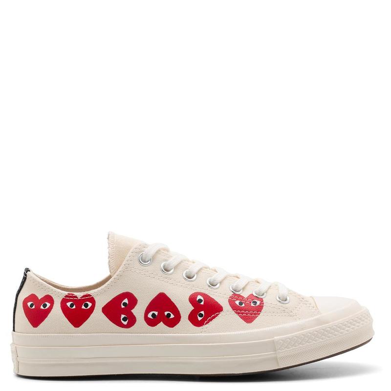 Converse x COMME des GARÇONS PLAY Chuck Taylor Ox Multi Heart