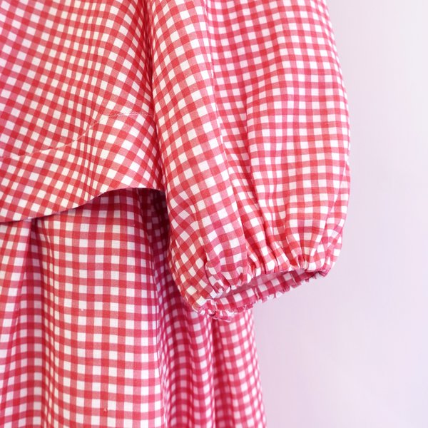 bernadette red gingham dress Mini dress Tippy BERNADETTE
