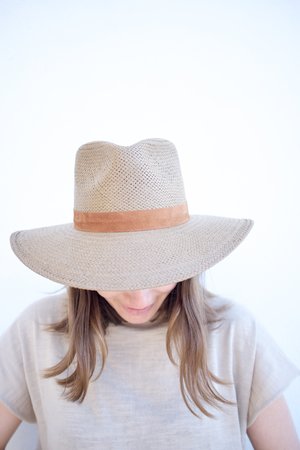 Janessa Leone Alexei Hat - Brown 