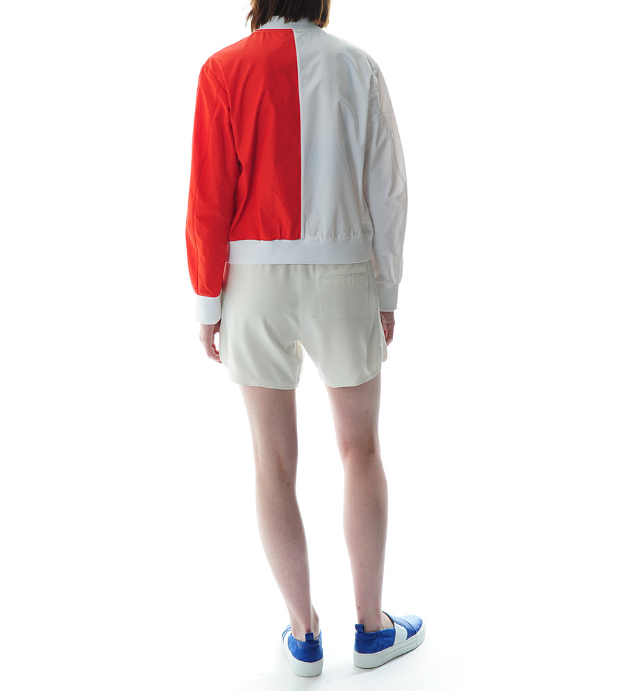 T By Alexander Wang Tech Poplin Logo Bomber Track Jacket Garmentory