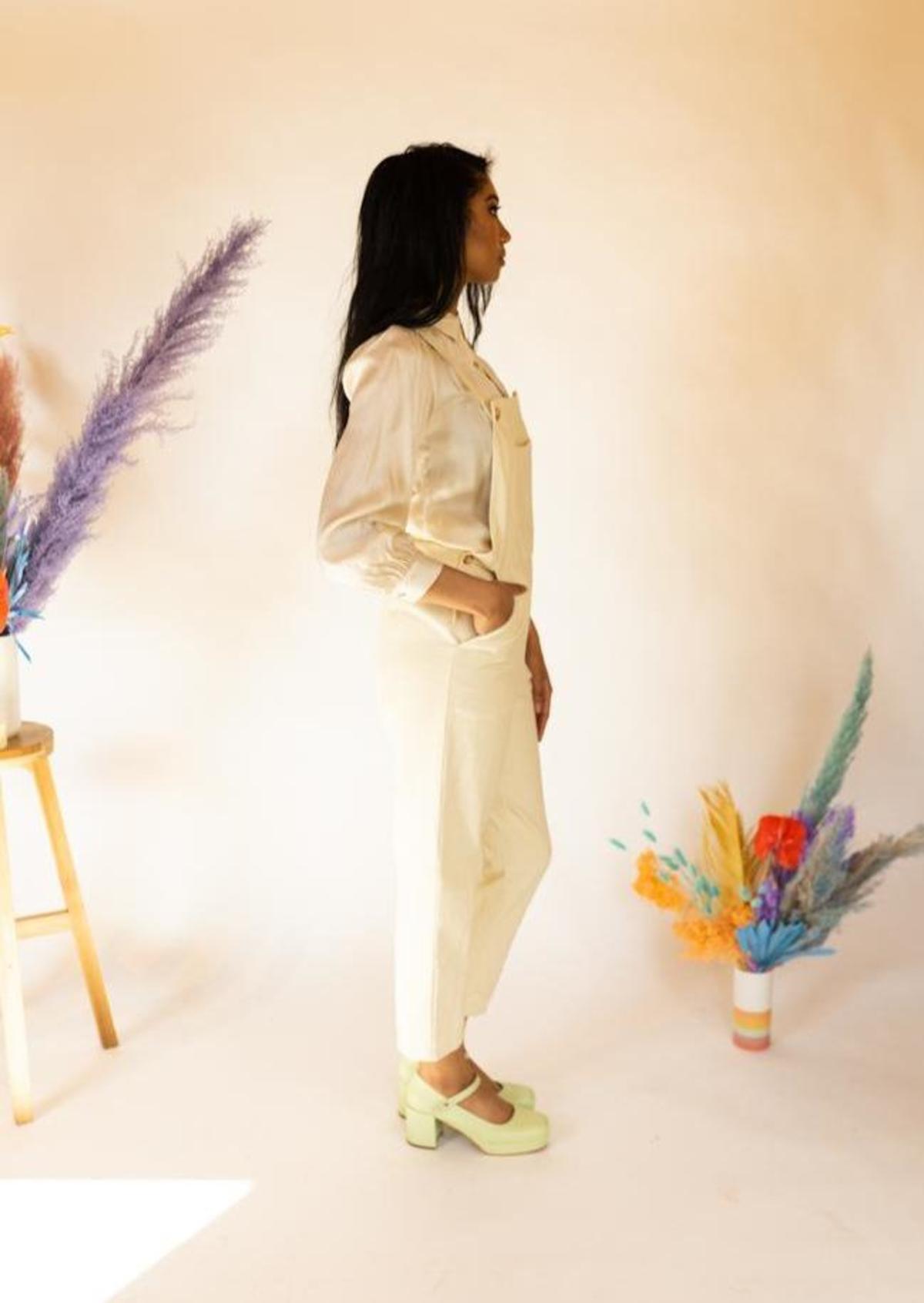 FRNCH Mahe Overalls - White - Image 2 of 5