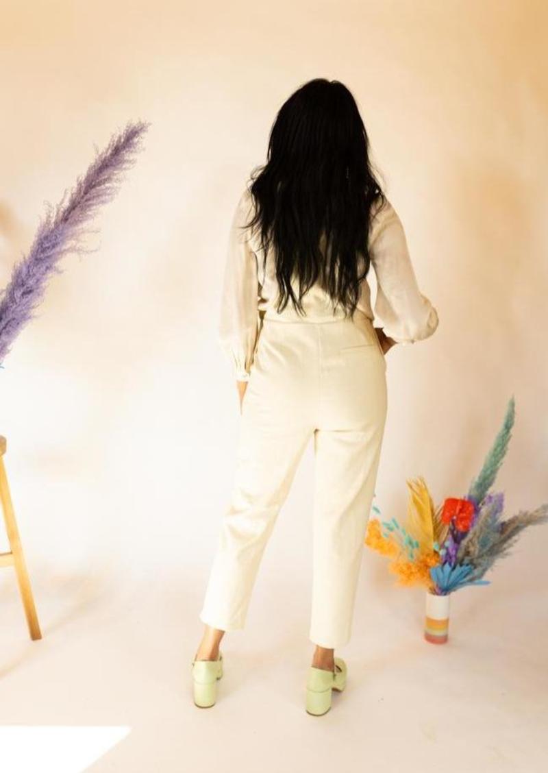 FRNCH Mahe Overalls - White