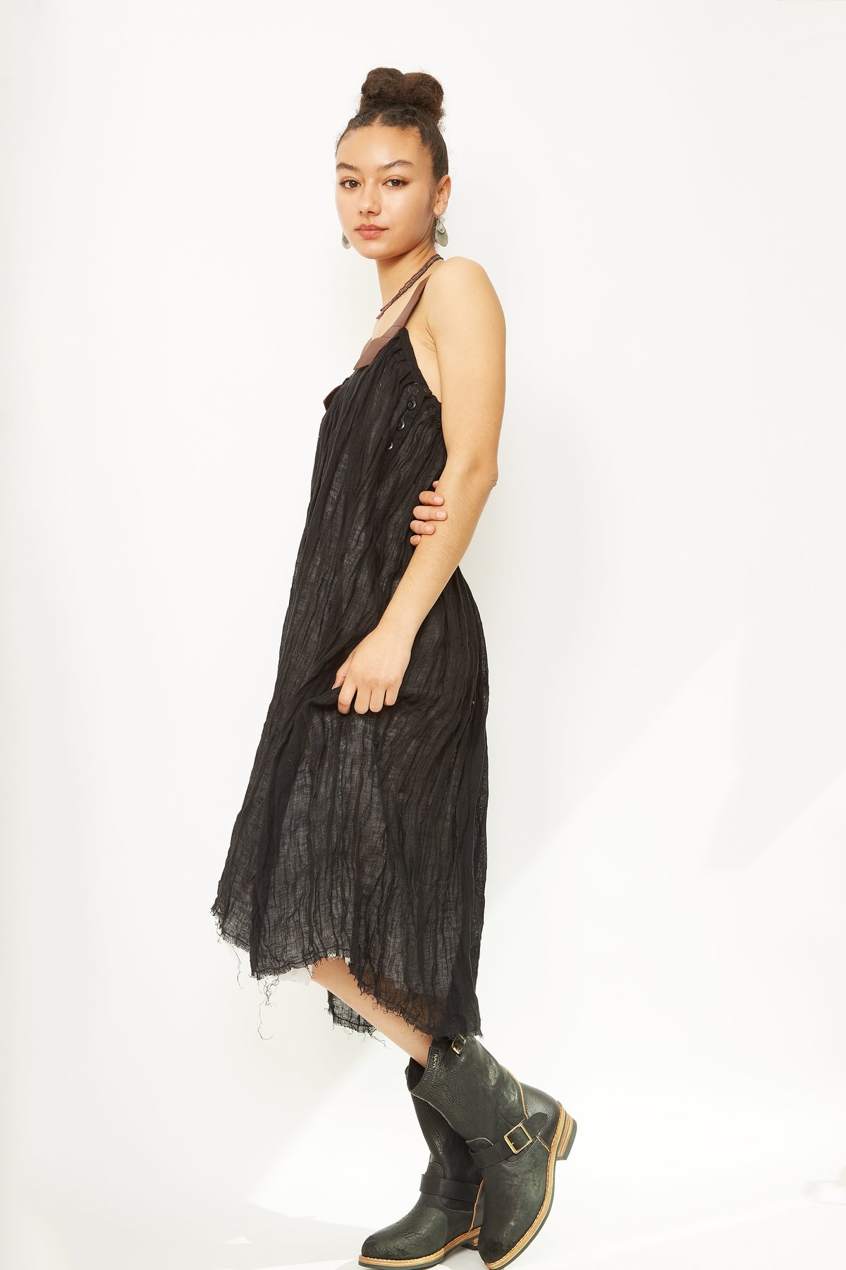 brown bottega dress Ophelia