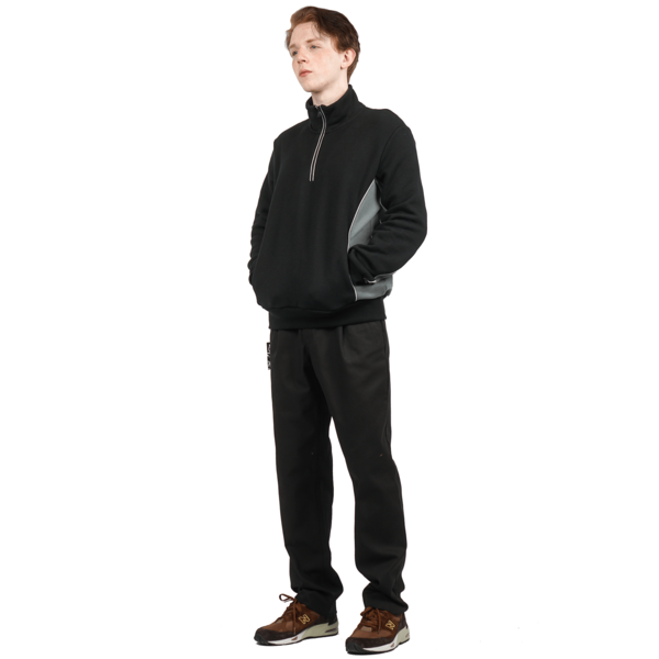 GR10K PERFORMANCE ZIPPED TRACKTOP - BLACK | Garmentory