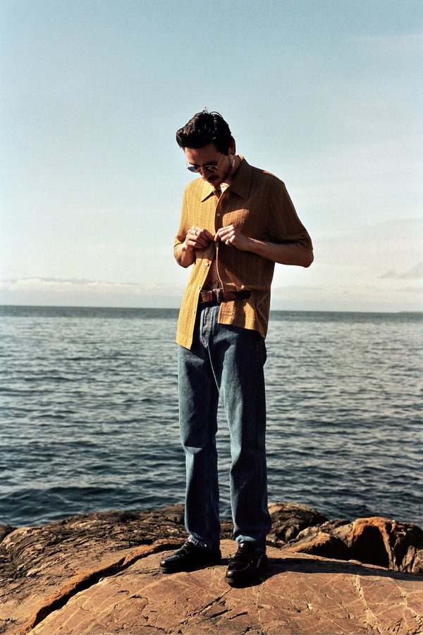 Séfr Suneham Shirt - Medallion Yellow Séfr Suneham Shirt - Medallion Yellow