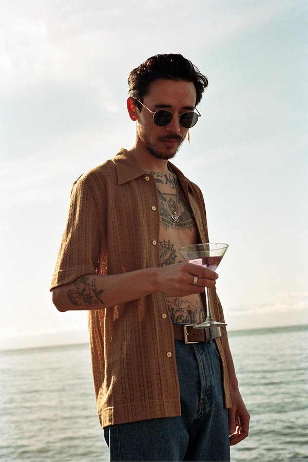 Séfr Suneham Shirt - Medallion Yellow Séfr Suneham Shirt - Medallion Yellow