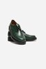 Solovair 3 Eye Gibson Shoe - British Racing Green Hi-Shine - Thumbnail 2