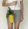 Biuriful Straw Pineapple Bag - Natural - Thumbnail 1