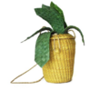 Biuriful Straw Pineapple Bag - Natural - Thumbnail 2