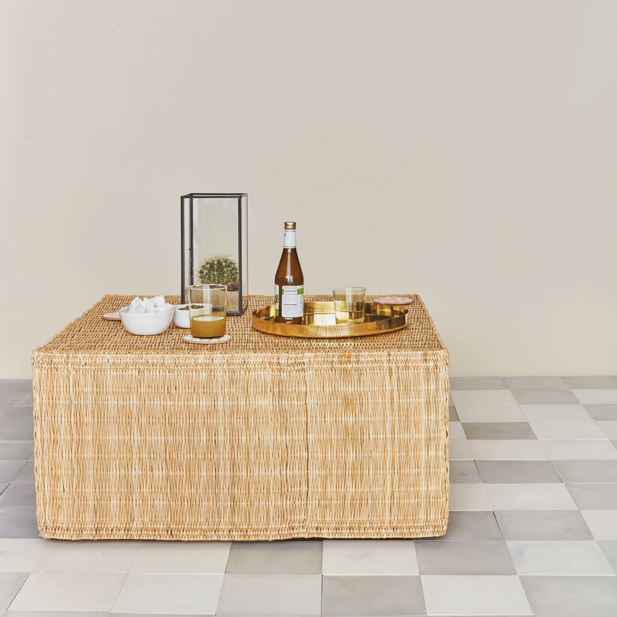 Hawkins New York Woven Coffee Table - Thumbnail 5