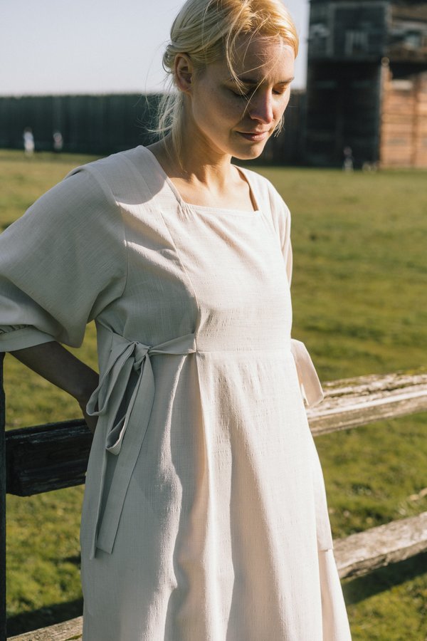 Altar Houseline Latoya Dress - Oatmeal