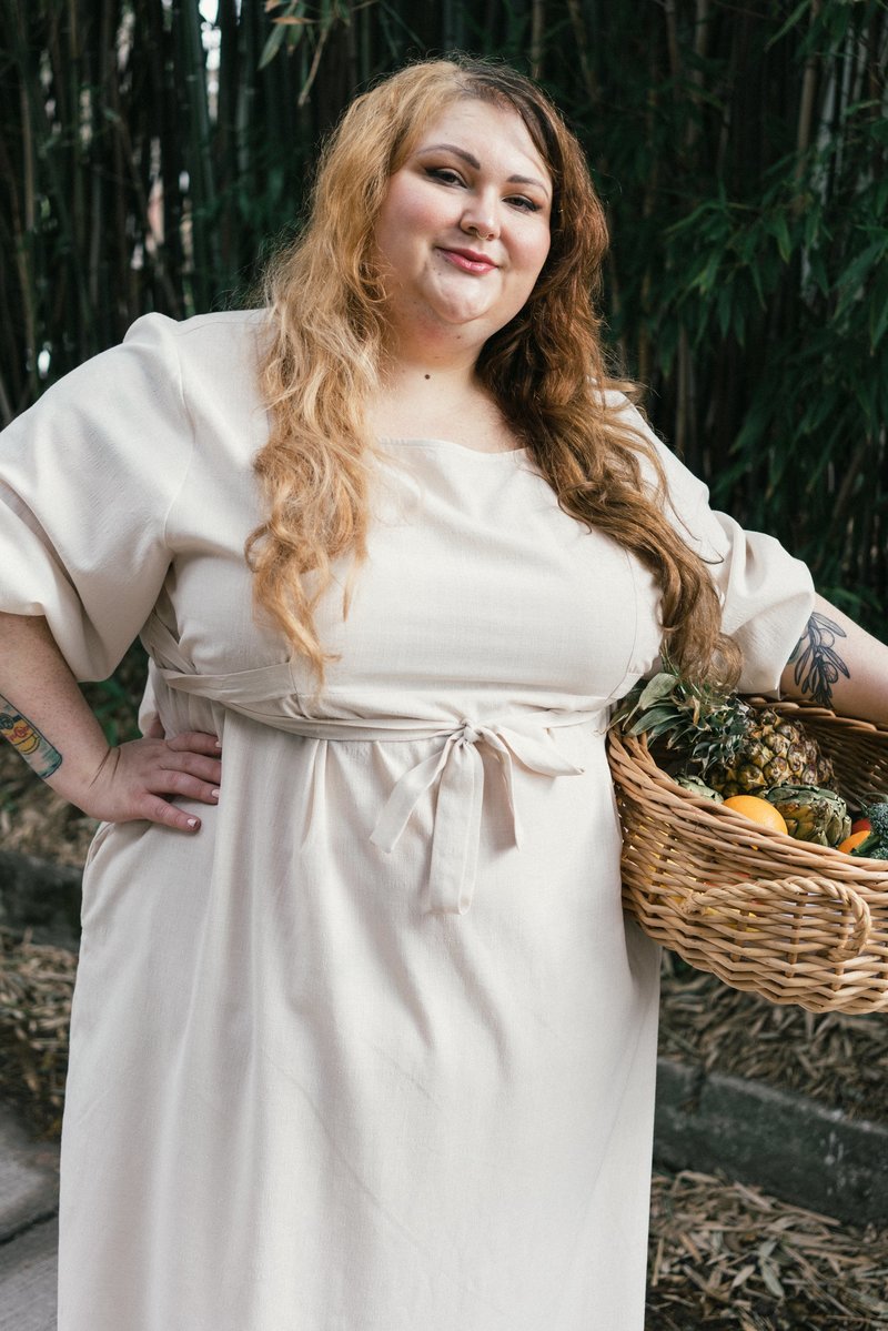 Altar Houseline Latoya Dress - Oatmeal