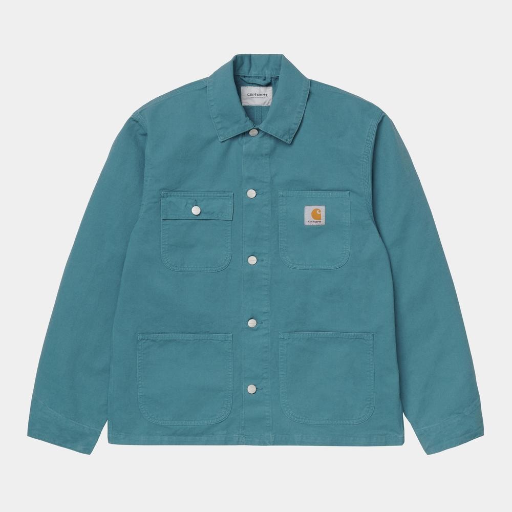 Carhartt Work in Progress Michigan Chore Coat - Teal | Garmentory