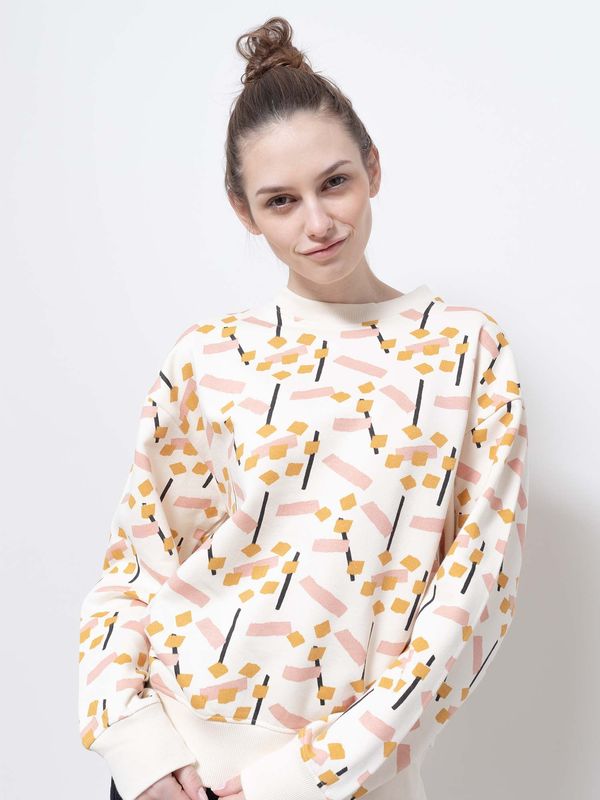 Wemoto canvas crew sweater - birch Wemoto canvas crew sweater - birch
