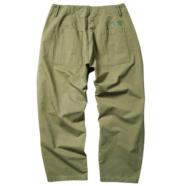 Herringbone Sarrouel Pants 'Olive' Herringbone Sarrouel Pants 'Olive'