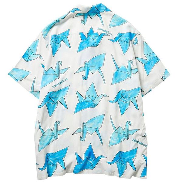 Origami Rayon Shirt 'White' Origami Rayon Shirt 'White'