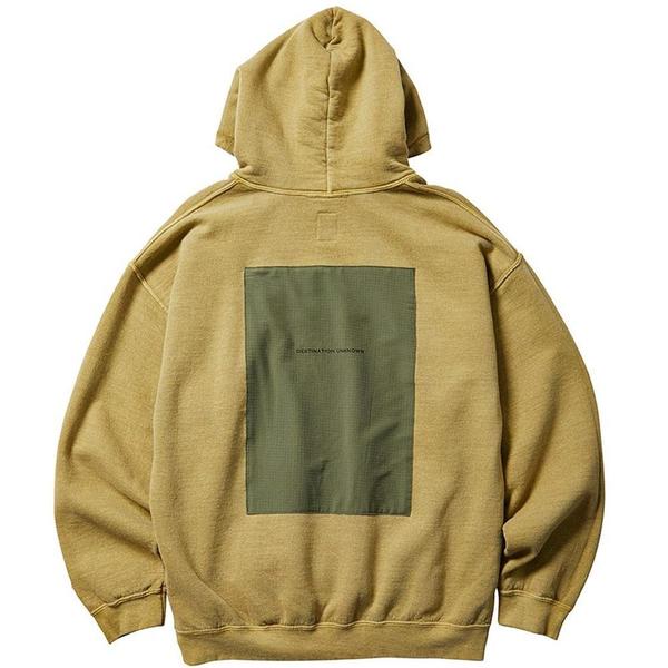 Patchwork Pullover Hoodie 'Sand' Patchwork Pullover Hoodie 'Sand'