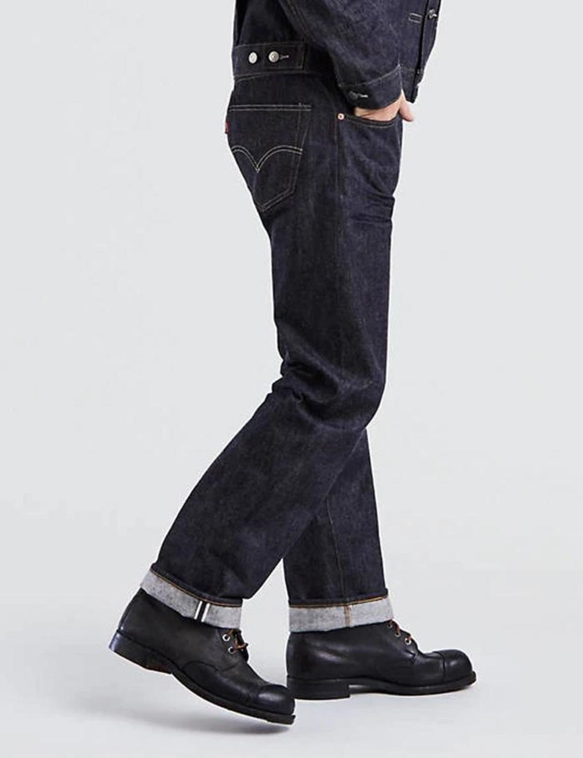 Levis Vintage Clothing 1955 501 Jeans - Navy Blue | Garmentory