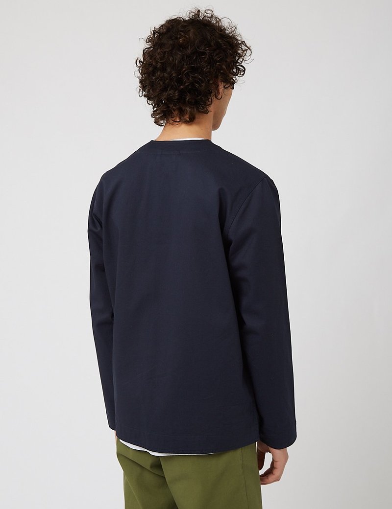 Universal Works Cabin Jacket - Navy Blue | Garmentory
